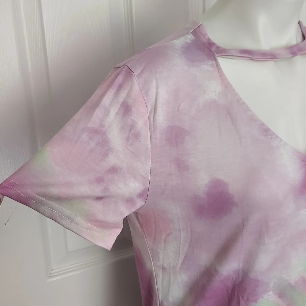 Multi Colored Tie Dye Shirt - Picture 5 of 11
